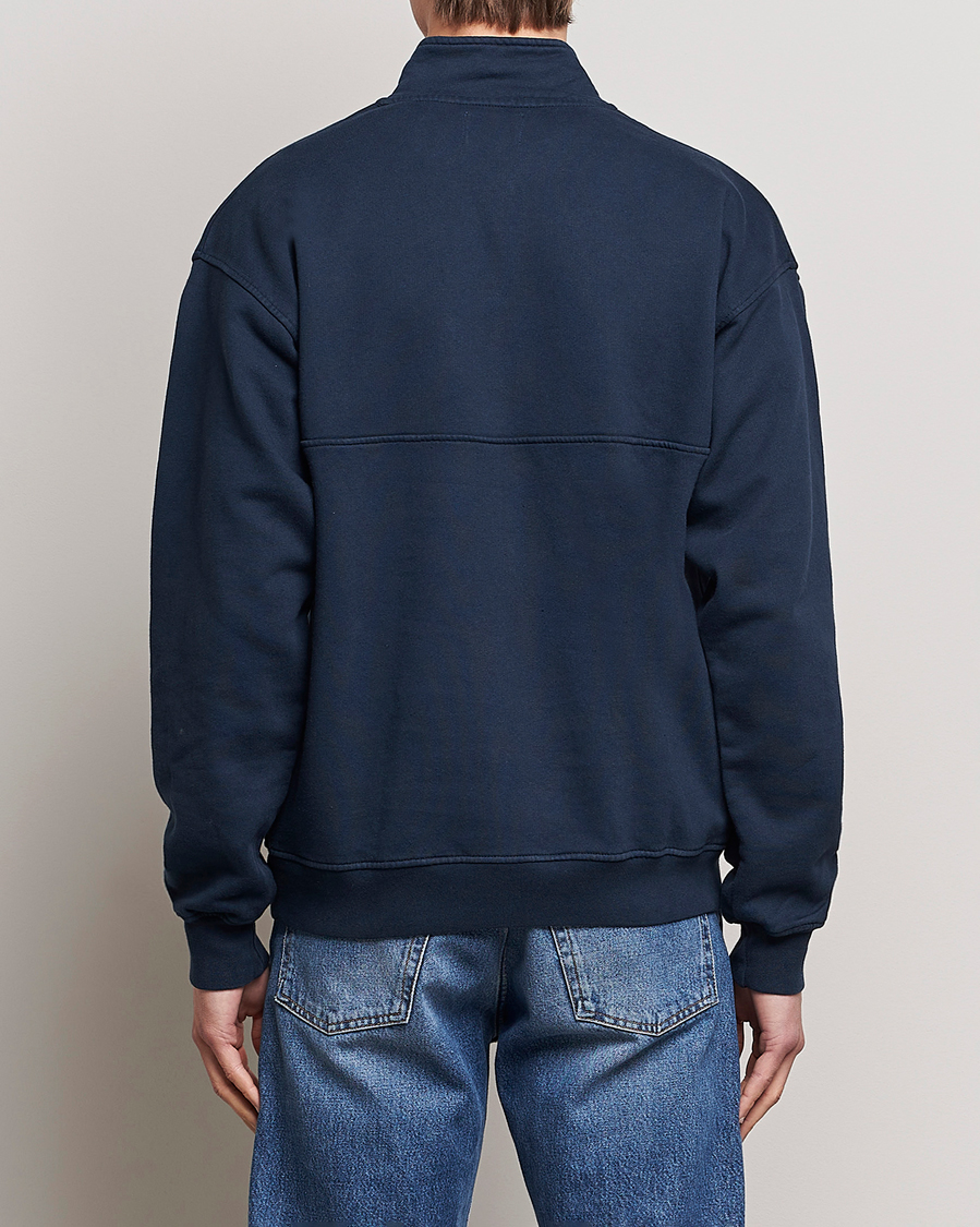 Mies | Puserot | Colorful Standard | Classic Organic Half-Zip Navy Blue