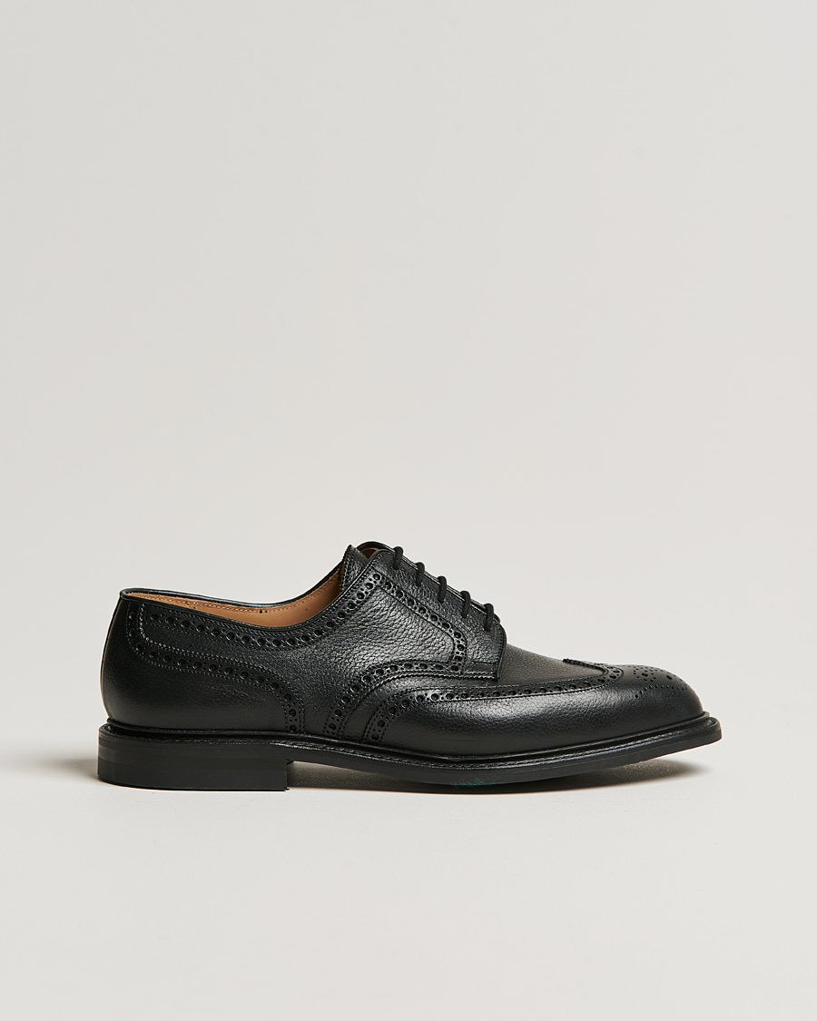 Mies | Crockett & Jones x Tärnsjö Garveri Pembroke Milled Grain City Sole Black Calf | Crockett & Jones x Tärnsjö Garveri | Pembroke Milled Grain City Sole Black Calf