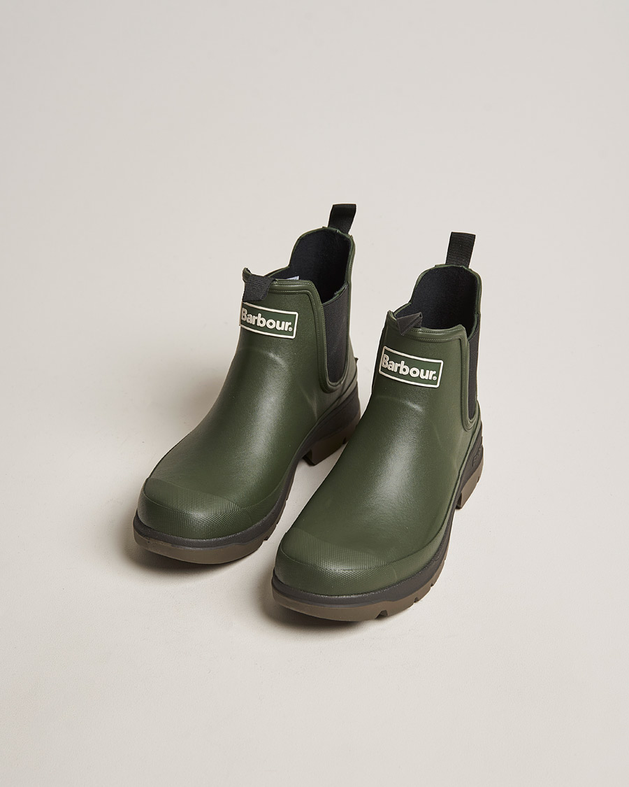 Mies | Kalossit & Kumisaappaat | Barbour Lifestyle | Nimbus Rain Chelsea Boot Olive
