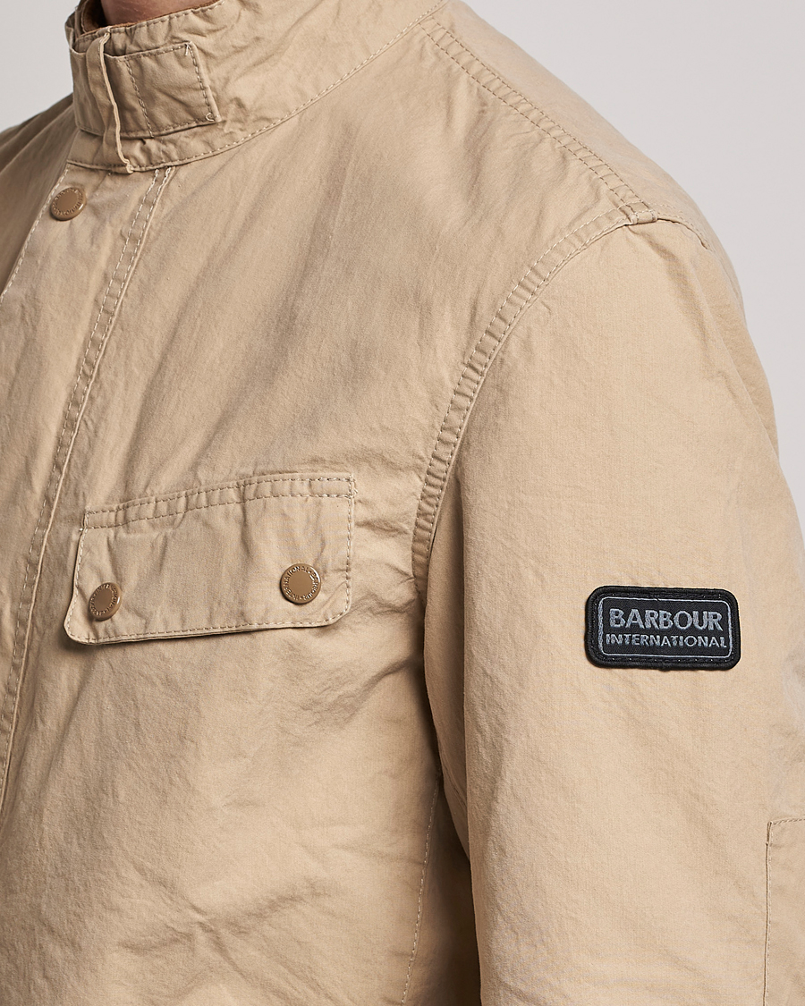 Mies | Takit | Barbour International | Summer Wash Duke Jacket Beige