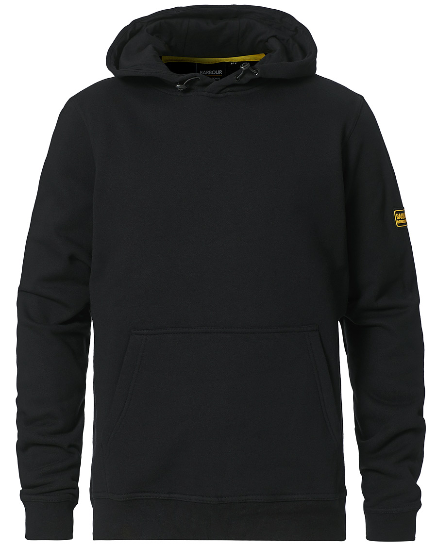 Mies | Puserot | Barbour International | Badge Hoodie Black