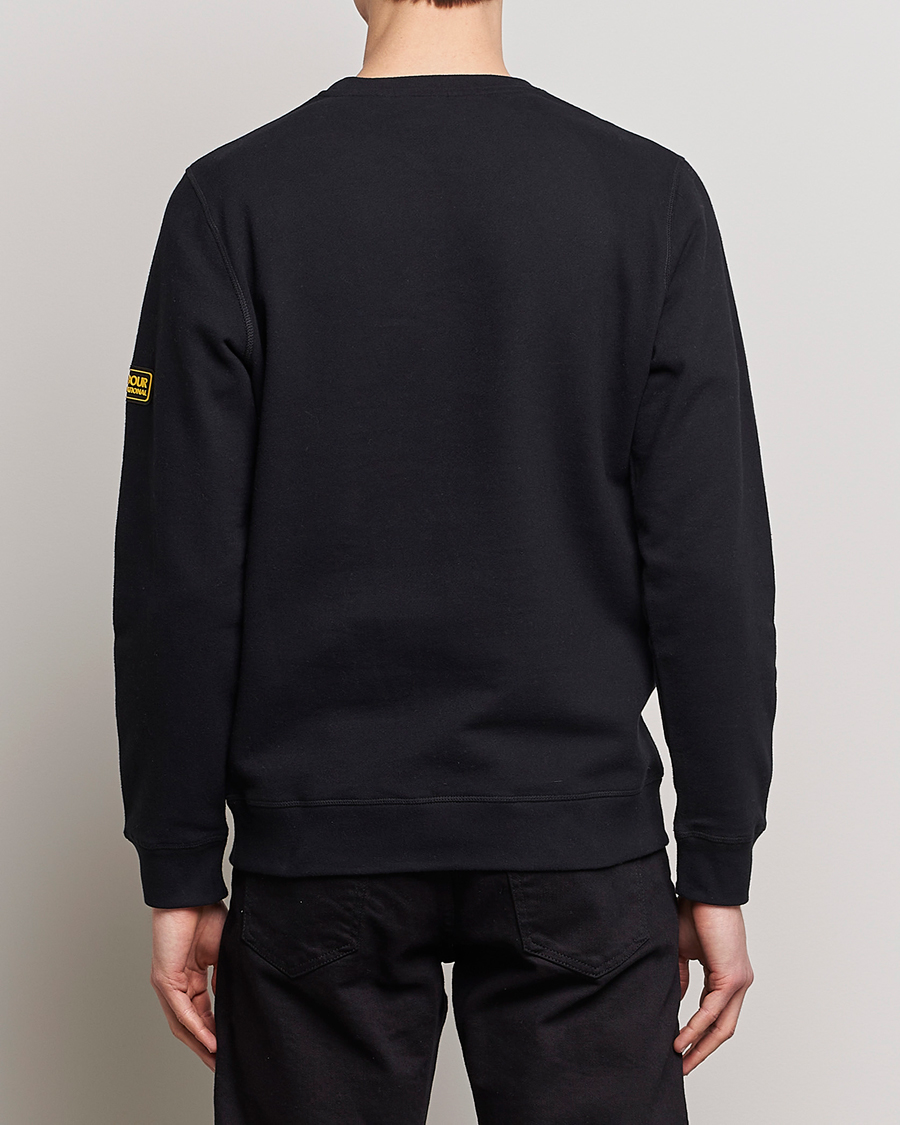 Mies | Puserot | Barbour International | Badge Crew Neck Sweatshirt Black