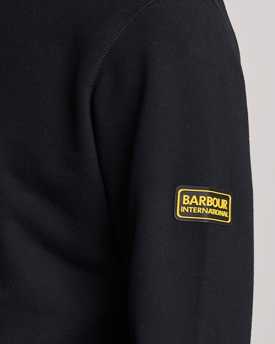 Mies | Puserot | Barbour International | Badge Crew Neck Sweatshirt Black