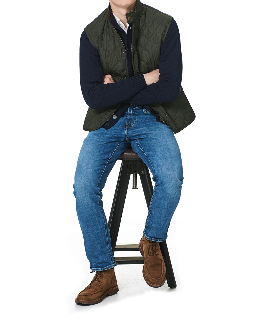 Mies | Ulkoliivit | Barbour Lifestyle | Lowerdale Quilted Gilet Navy L Sage Green