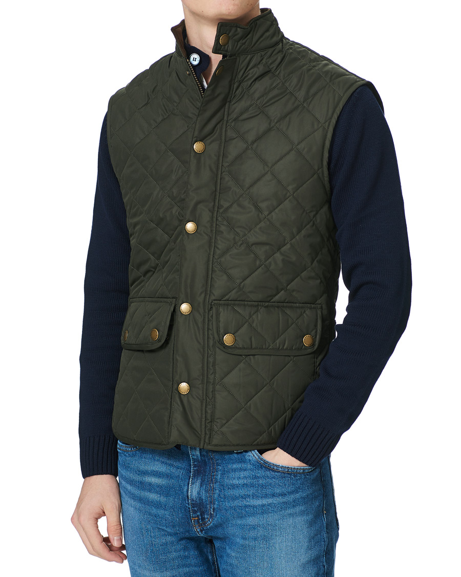 Mies | Barbour | Barbour Lifestyle | Lowerdale Quilted Gilet Navy L Sage Green