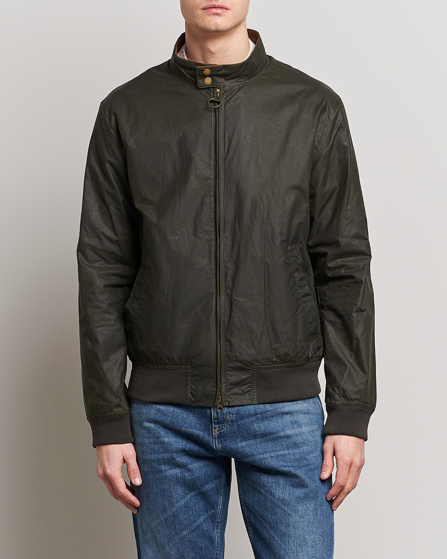 Mies |  | Barbour Lifestyle | Royston Lightweight Waxed Jacket Archive Olive