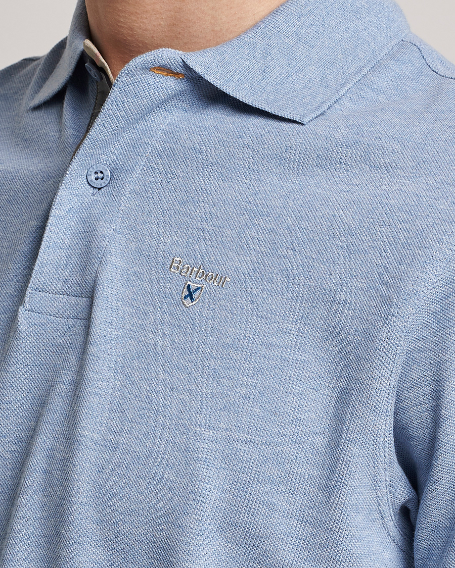 Mies | Pikeet | Barbour Lifestyle | Tartan Pique Polo Sky Marl