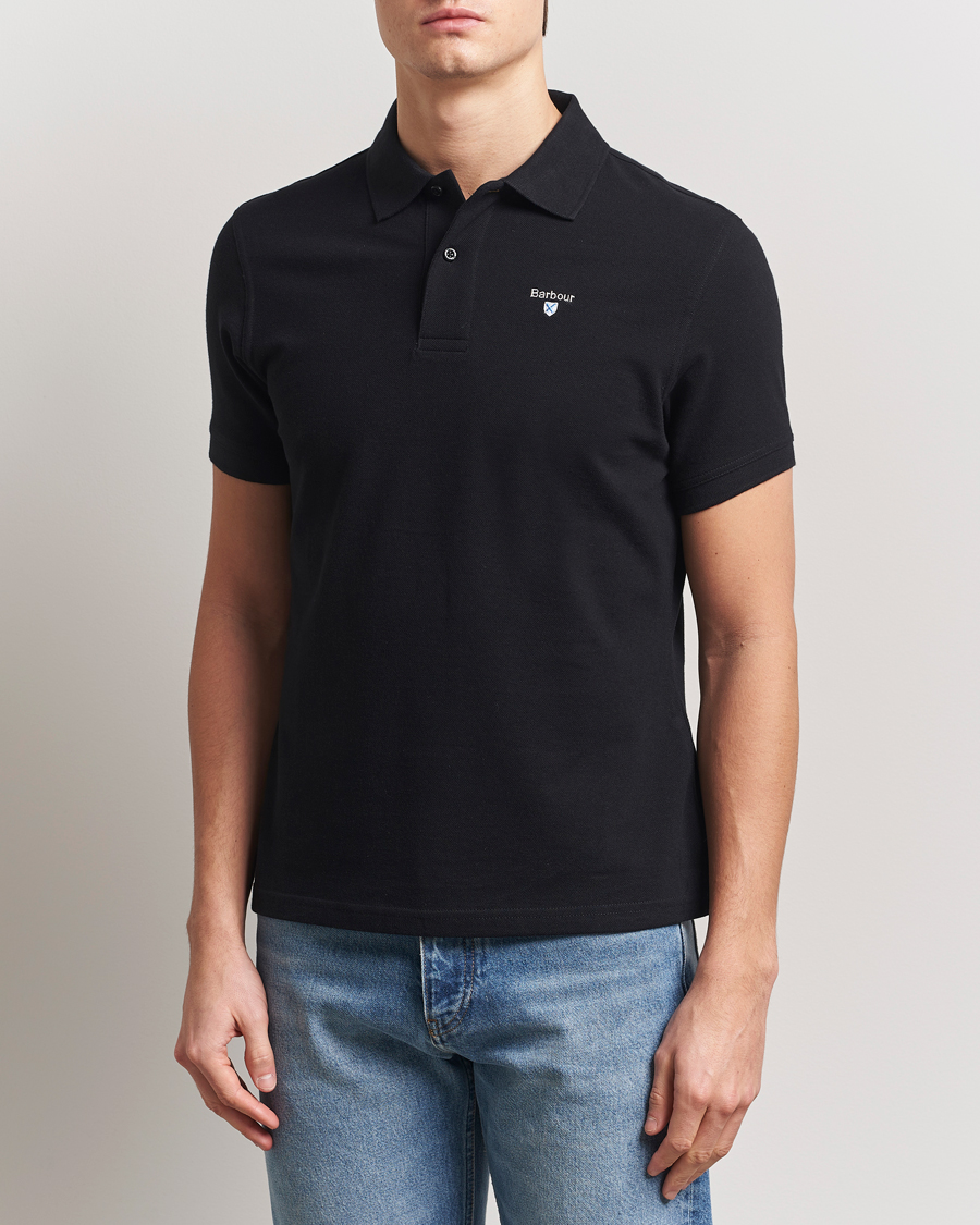 Mies | Pikeet | Barbour Lifestyle | Sports Polo Black