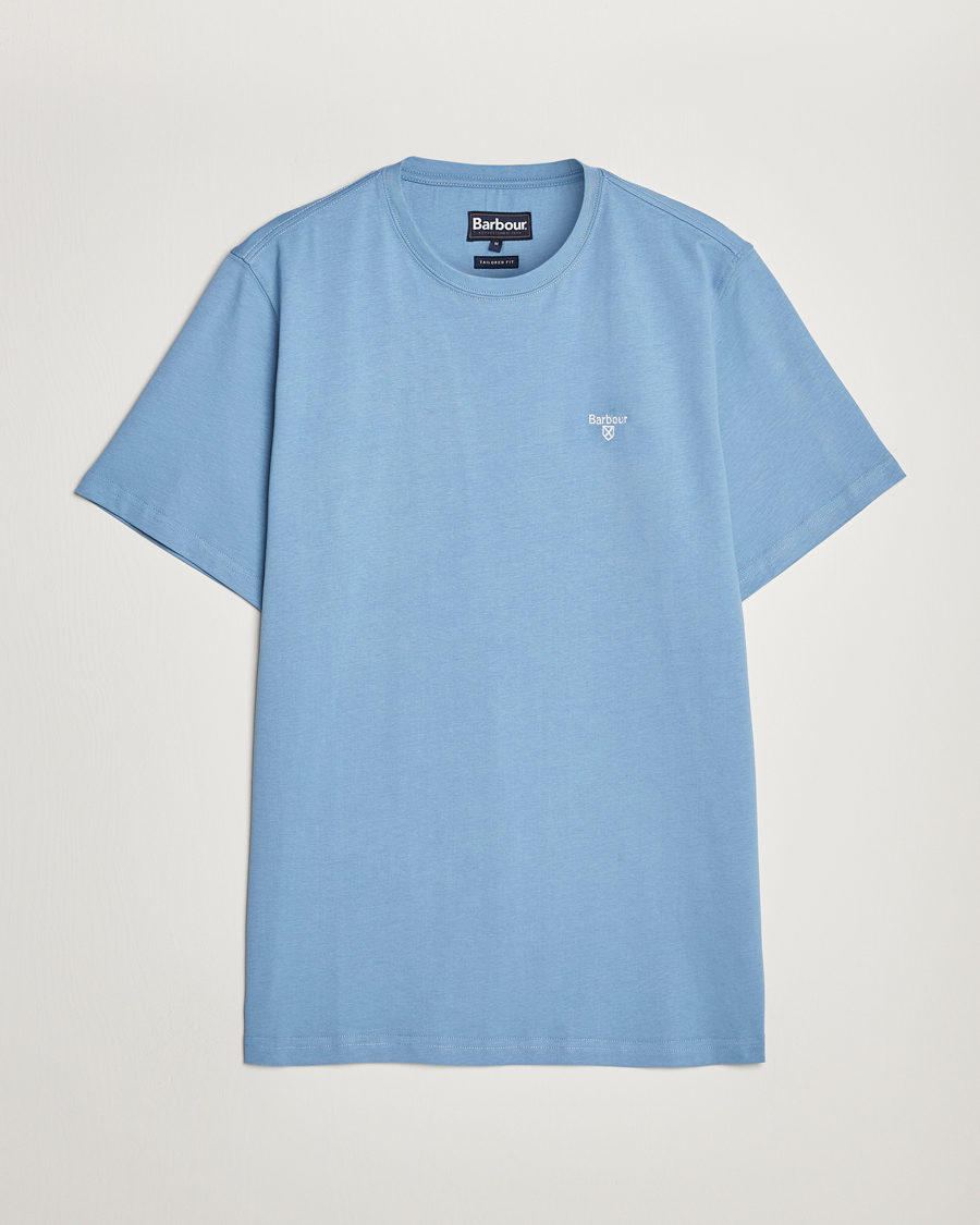 Mies | T-paidat | Barbour Lifestyle | Sports Crew Neck T-Shirt Blue