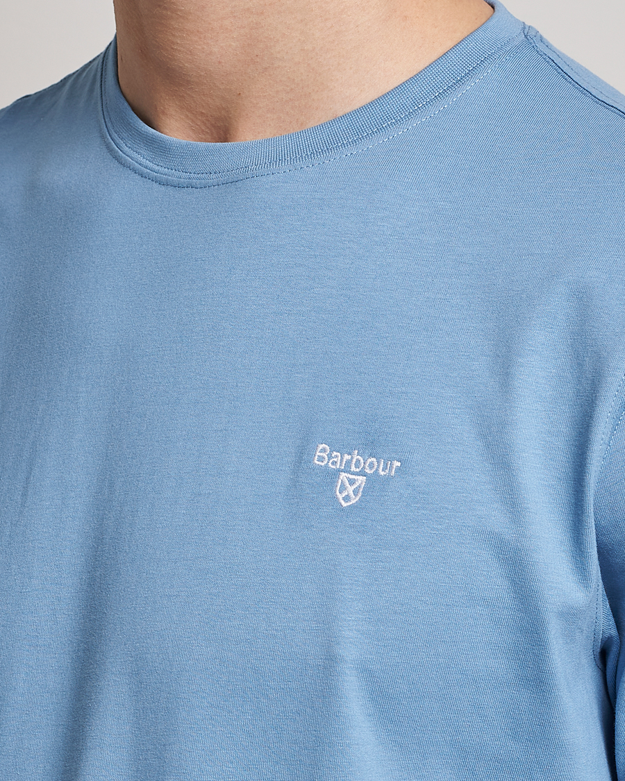 Mies | T-paidat | Barbour Lifestyle | Sports Crew Neck T-Shirt Blue