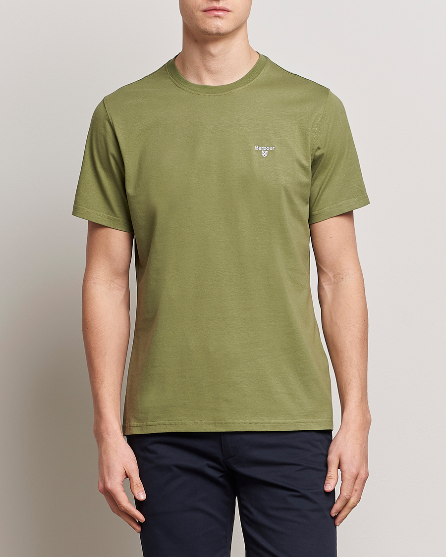 Mies |  | Barbour Lifestyle | Sports Crew Neck T-Shirt Burnt Olive