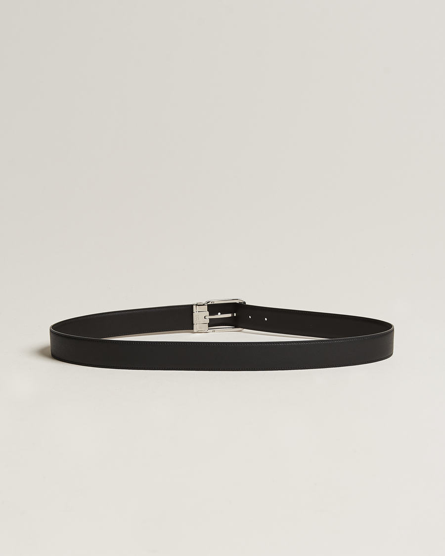 Mies | Montblanc | Montblanc | Black 35 mm Leather belt Black