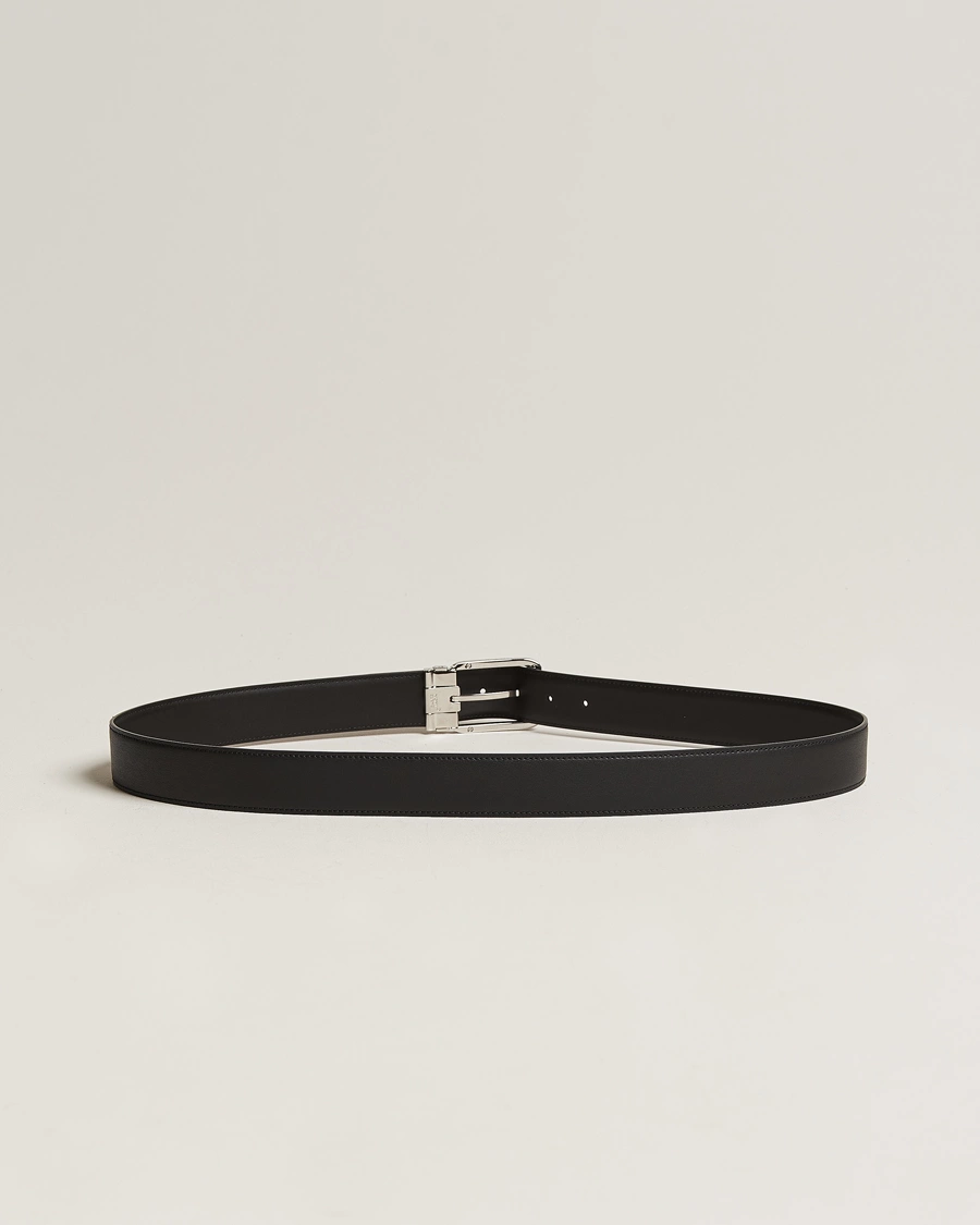 Mies |  | Montblanc | Black 35 mm Leather belt Black