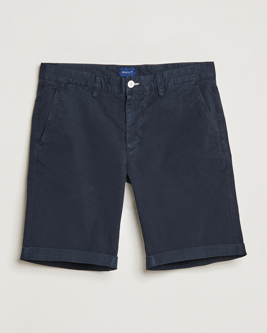 Mies | Shortsit | Gant | Regular Sunbleached Shorts Marine