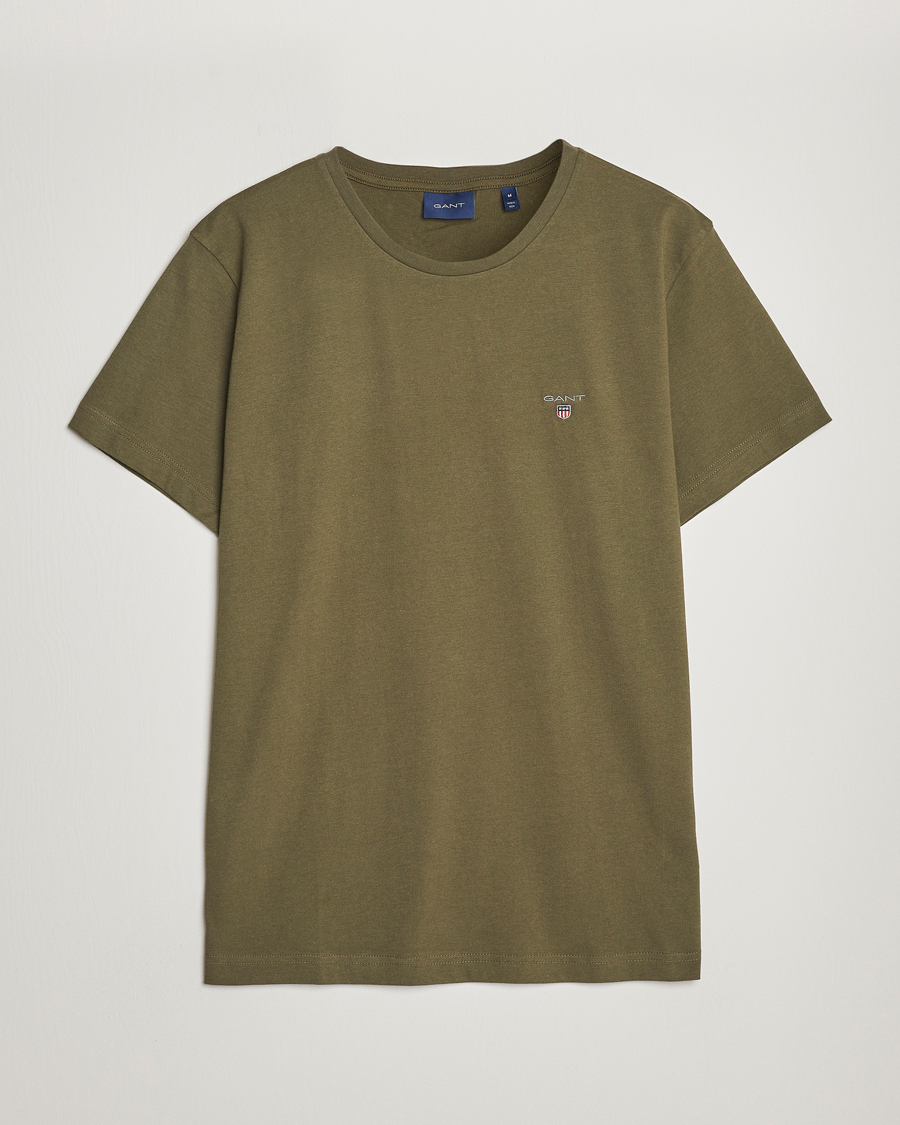 Mies | T-paidat | GANT | The Original T-Shirt Racing Green