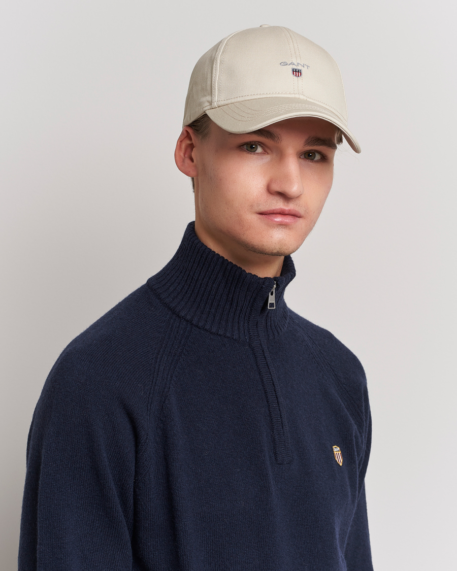 Mies | Preppy Authentic | GANT | High Cotton Twill Cap Putty