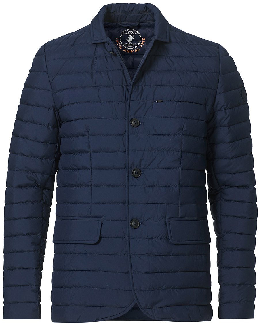Mies | Takit | Save The Duck | Kepler Lightweight Matt Padded Blazer Navy Blue