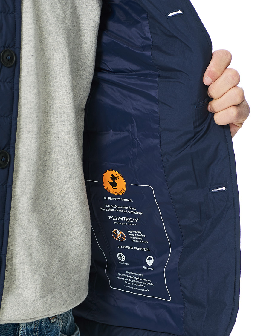 Mies | Takit | Save The Duck | Kepler Lightweight Matt Padded Blazer Navy Blue