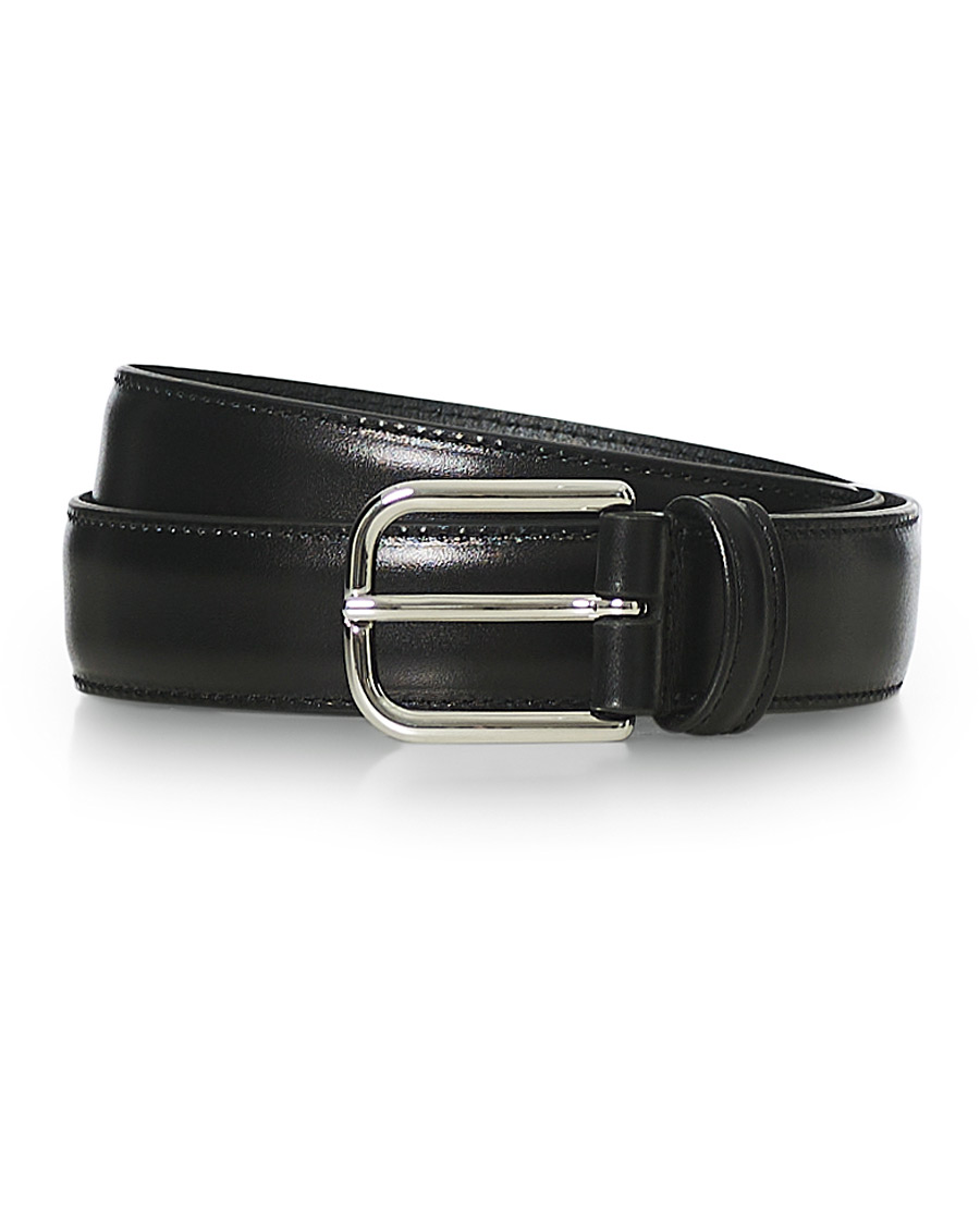 Miehet |  | Anderson's | Leather Suit Belt Black