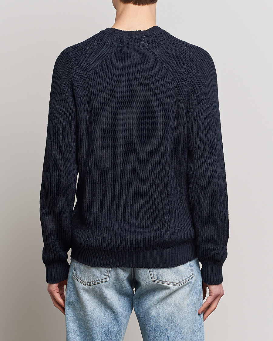 Mies | Puserot | Peregrine | Harry Organic Cotton Sweater Navy