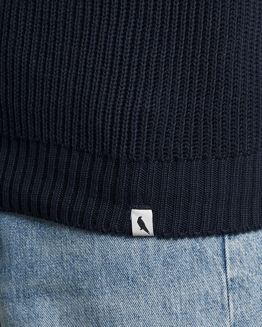 Mies | Puserot | Peregrine | Harry Organic Cotton Sweater Navy