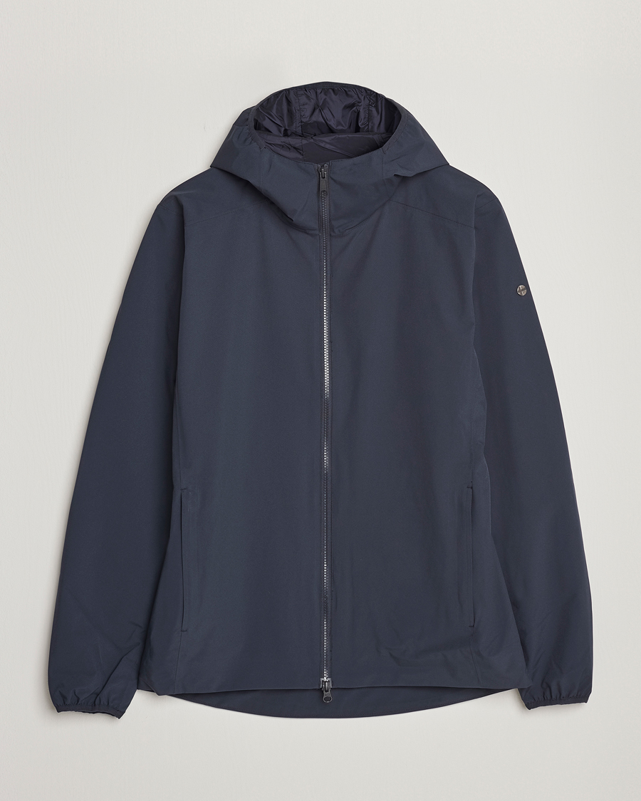 Mies | Takit | Scandinavian Edition | Hood Waterproof Jacket Midnight Blue