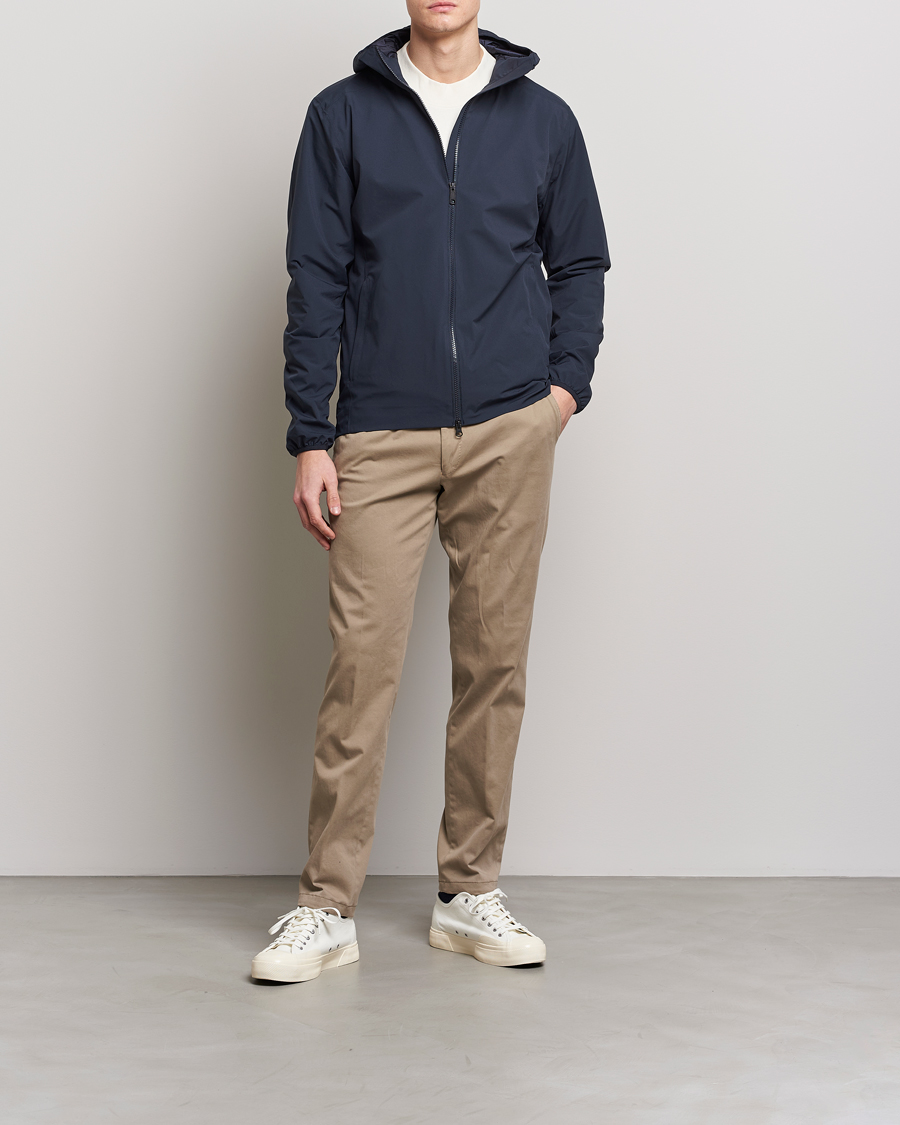 Mies | Takit | Scandinavian Edition | Hood Waterproof Jacket Midnight Blue