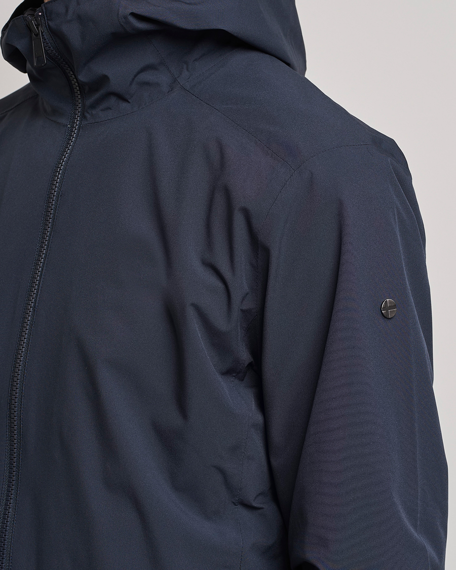 Mies | Takit | Scandinavian Edition | Hood Waterproof Jacket Midnight Blue