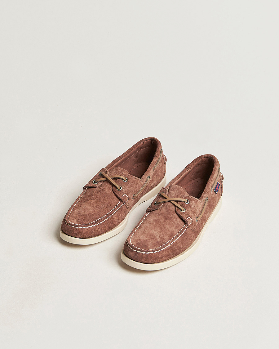 Mies | Purjehduskengät | Sebago | Docksides Suede Boat Shoe Dark Brown