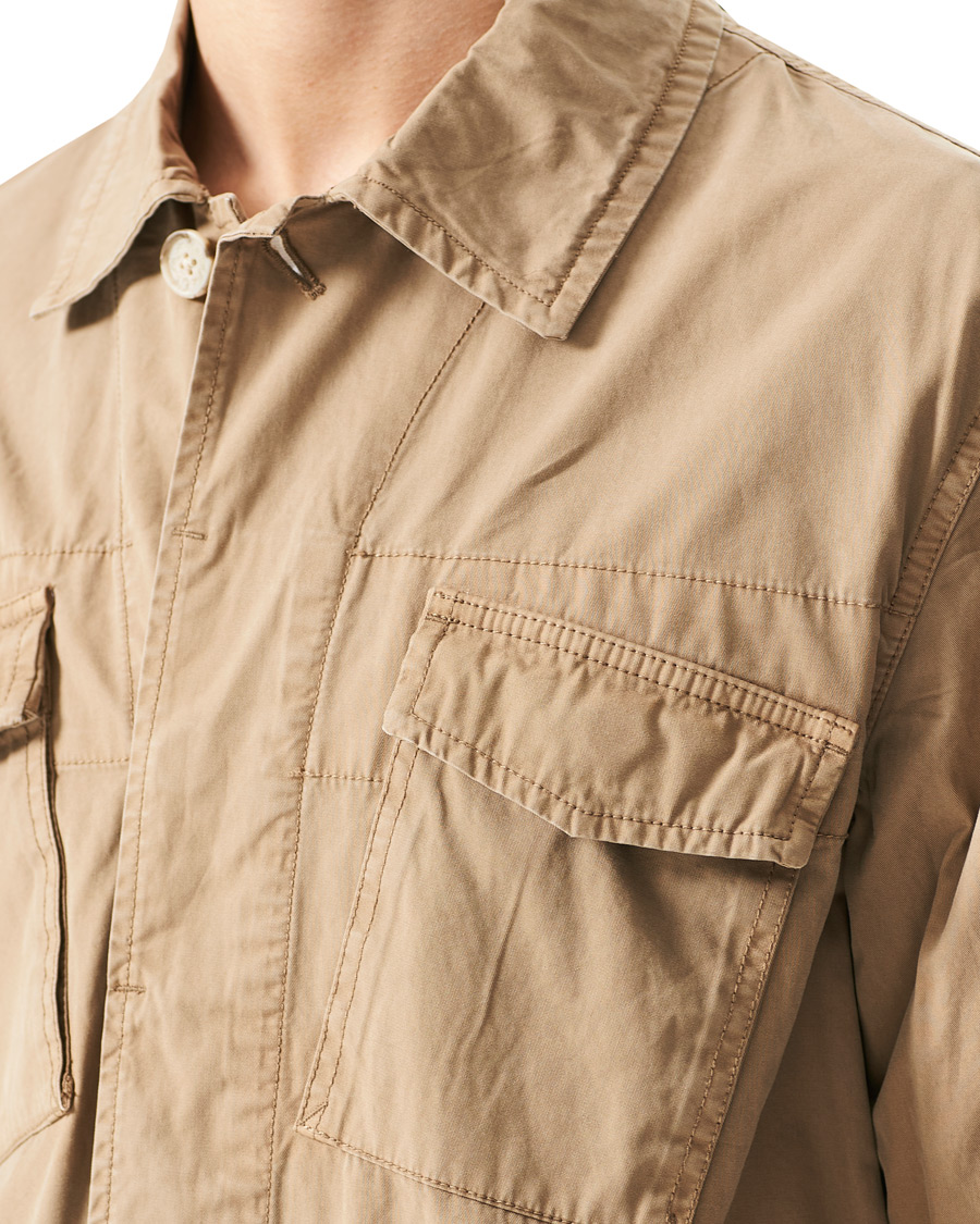 Mies | Kauluspaidat | Woolrich | Military Cotton Field Shirt Jacket Khaki