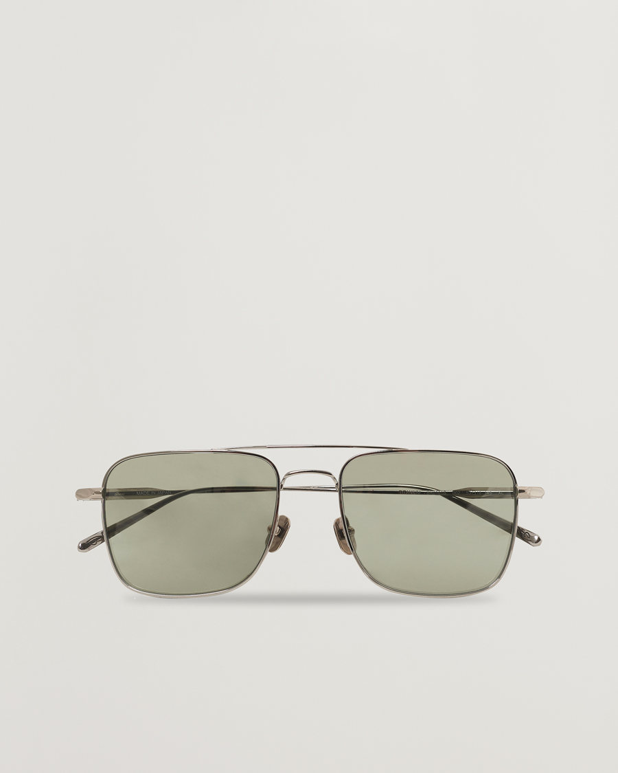 Mies | Neliskulmaiset aurinkolasit | Brioni | BR0101S Sunglasses Silver/Green