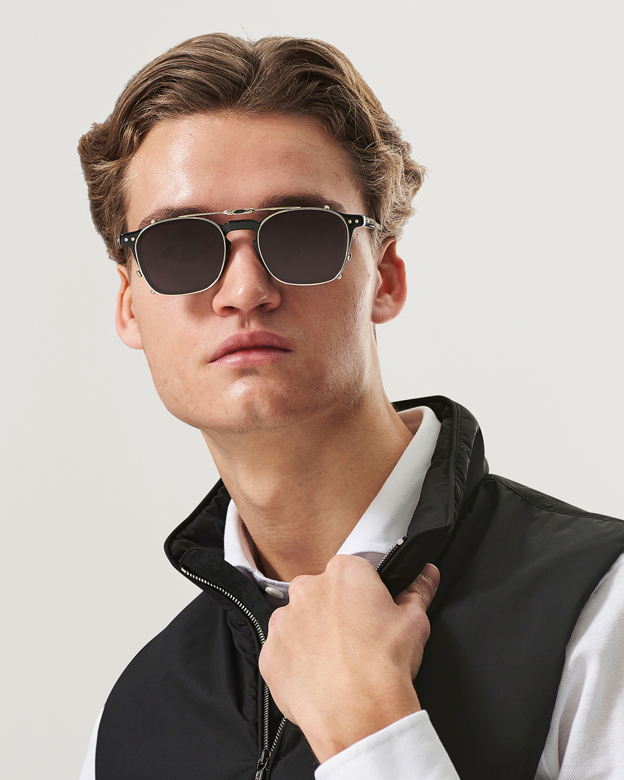 Mies |  | Brioni | BR0097S Sunglasses Black/Grey