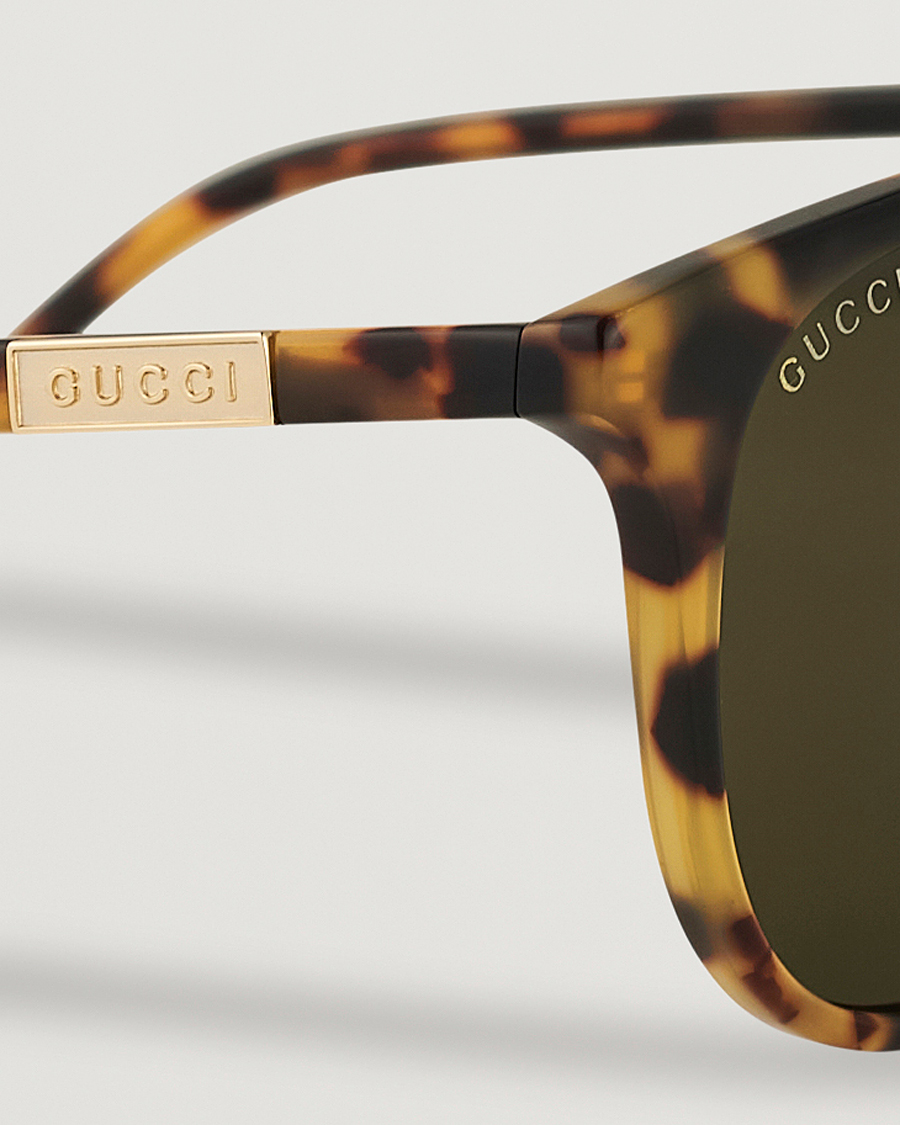 Mies | Pyöreät aurinkolasit | Gucci | GG1157S Sunglasses Havana/Green