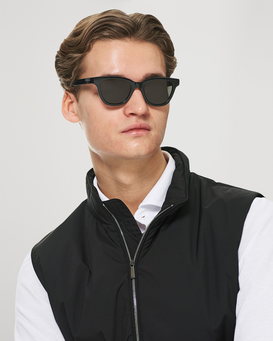 Mies | D-malliset aurinkolasit | Gucci | GG1116S Sunglasses Black/Grey