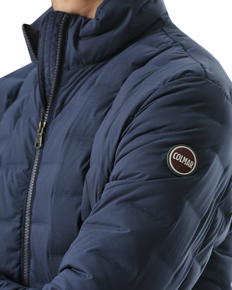 Mies | Takit | Colmar | Lightweight Square Down Jacket Navy