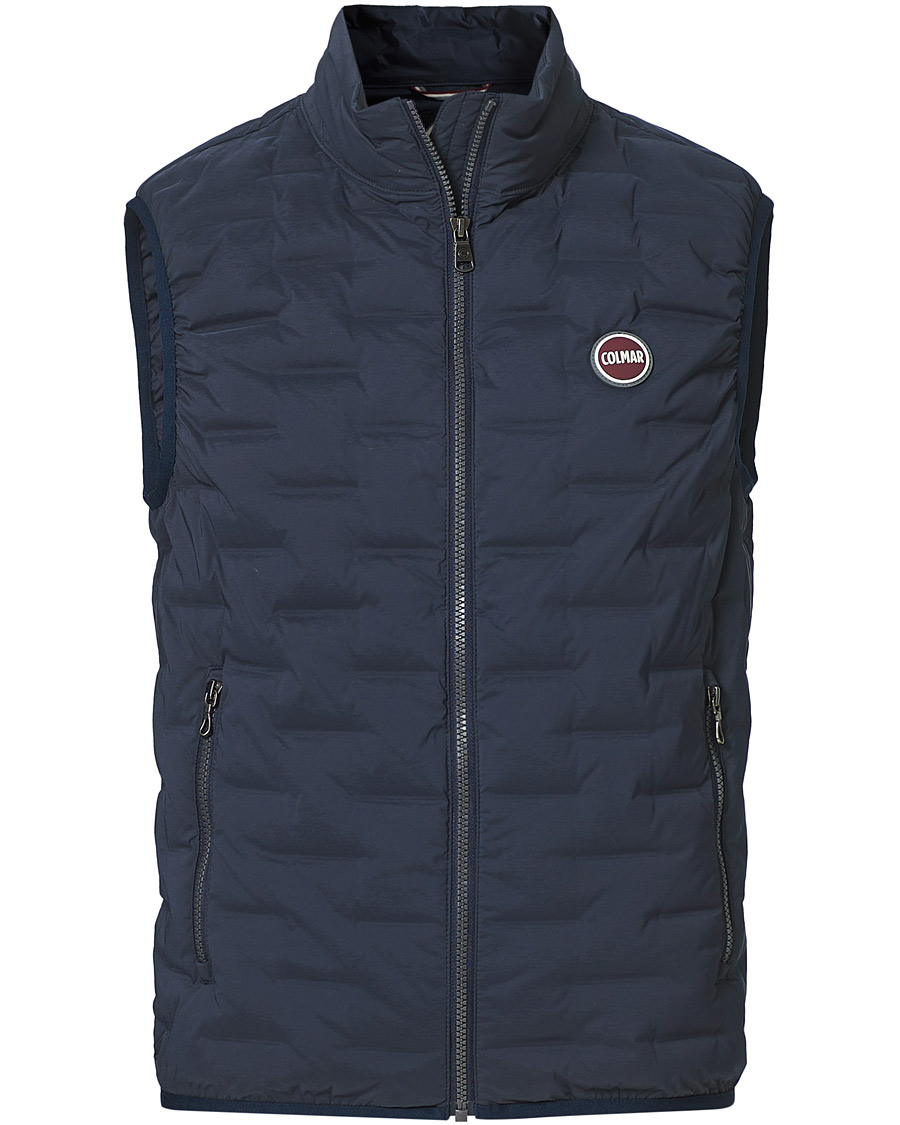 Mies | Takit | Colmar | Lightweight Square Vest Navy