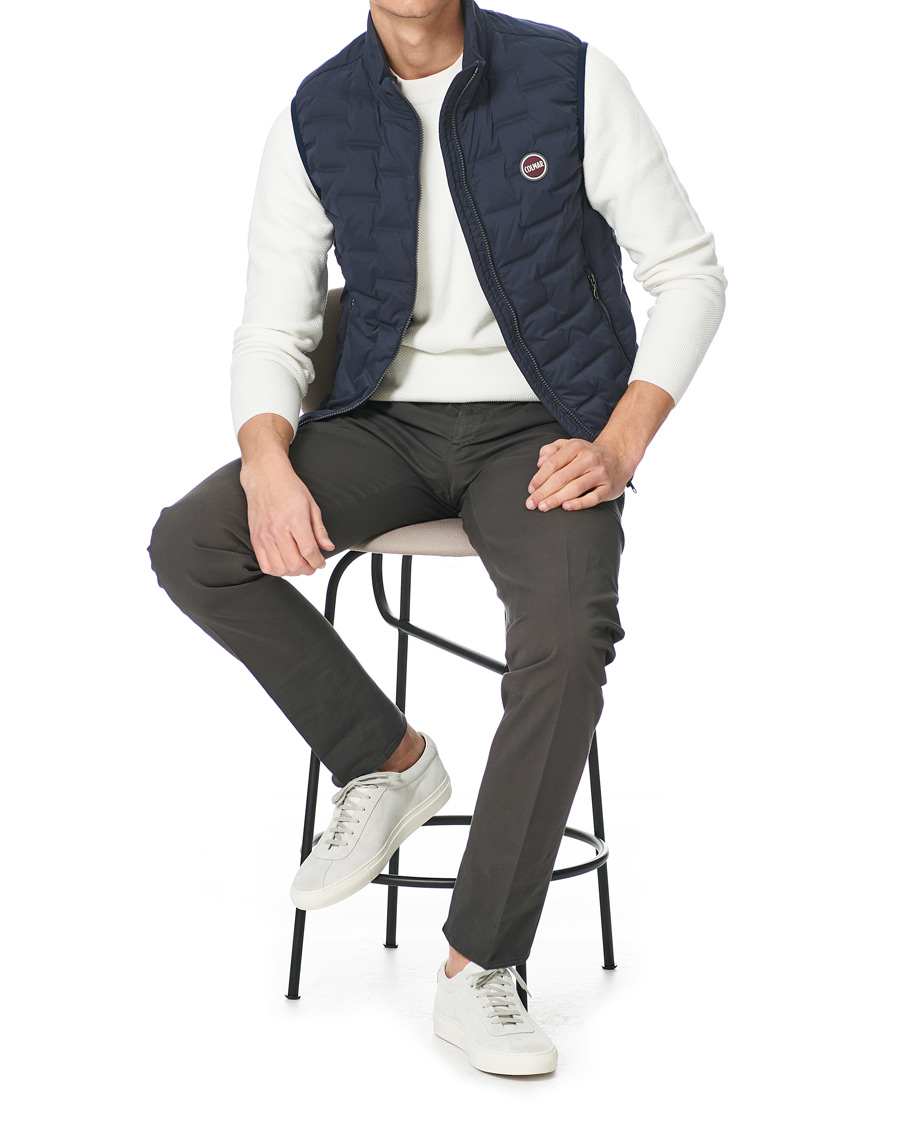 Mies | Takit | Colmar | Lightweight Square Vest Navy