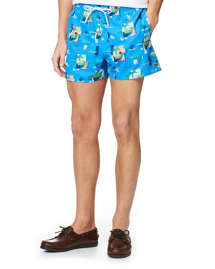 Mies | Uimahousut | Lacoste | Print Light Swimming Trunks Etehereal