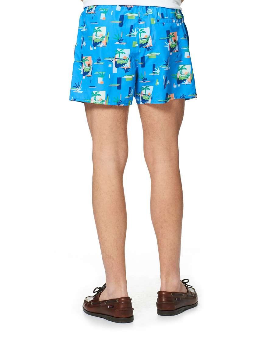 Mies | Uimahousut | Lacoste | Print Light Swimming Trunks Etehereal