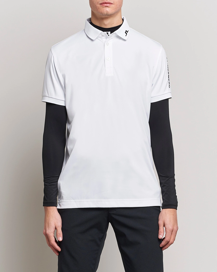 Mies | Active | J.Lindeberg | Regular Fit Tour Tech Stretch Polo White