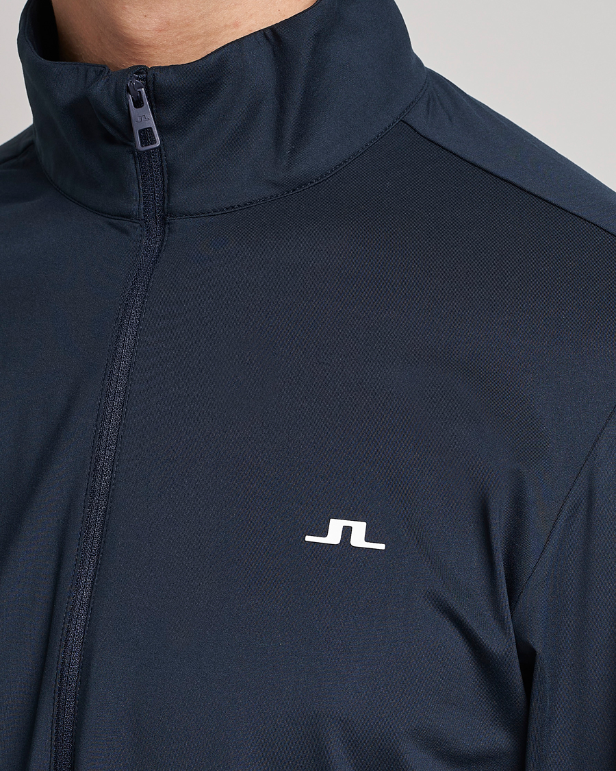Mies | Puserot | J.Lindeberg | Luke Jersey Half Zip Navy