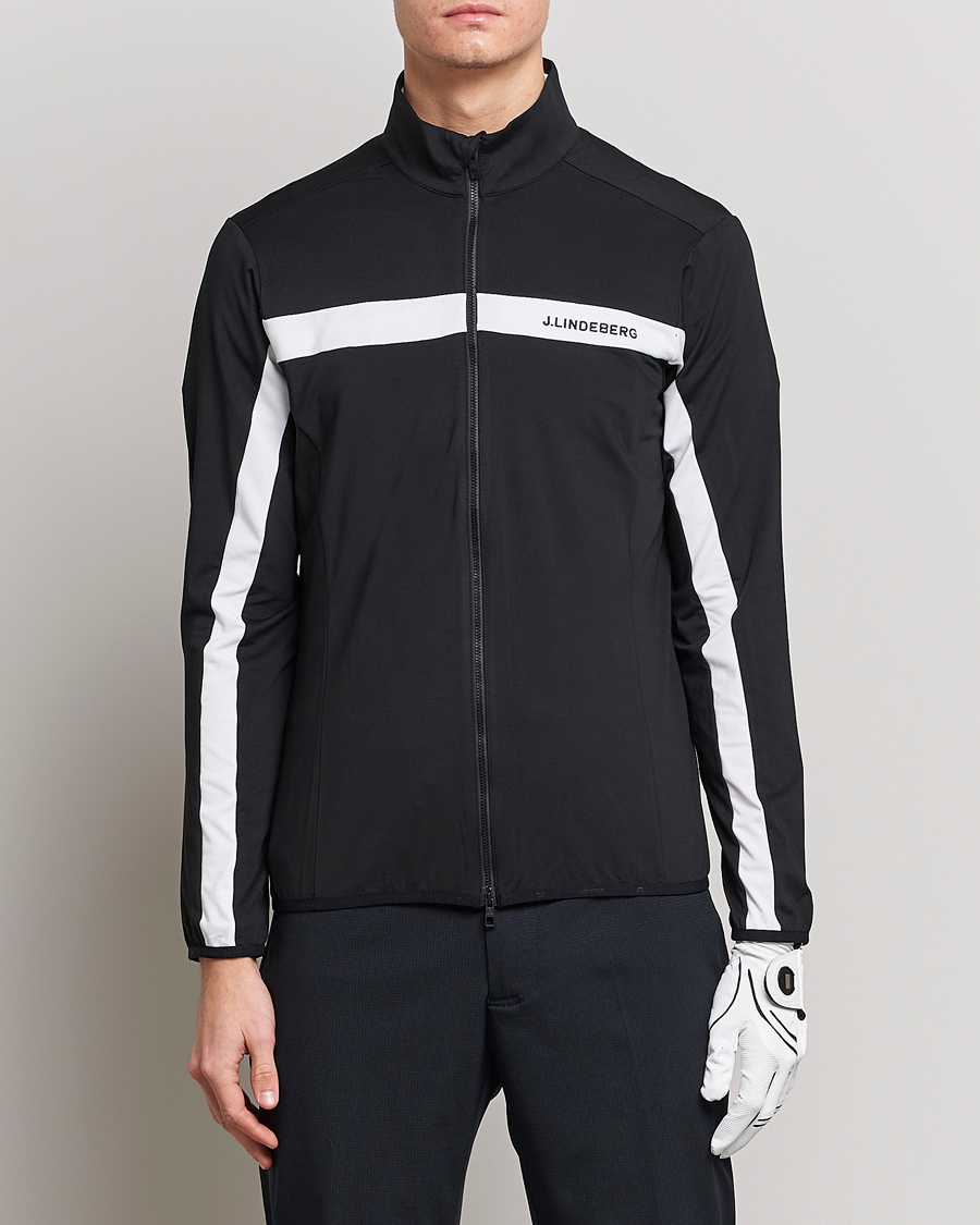 Mies | Full-zip | J.Lindeberg | Jarvis Mid Layer Jacket Black