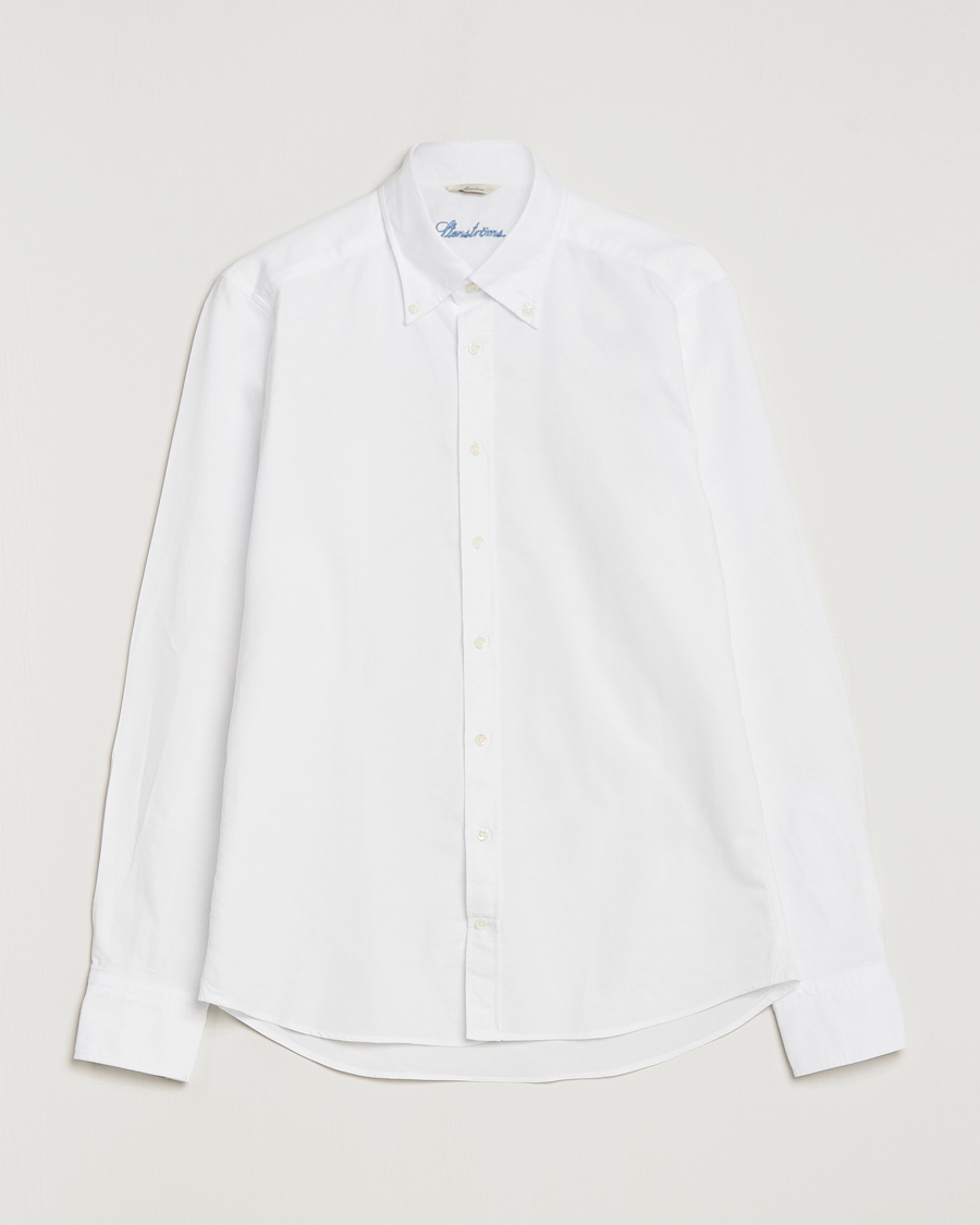 Miehet | Rennot | Stenströms | Slimline Oxford Shirt White