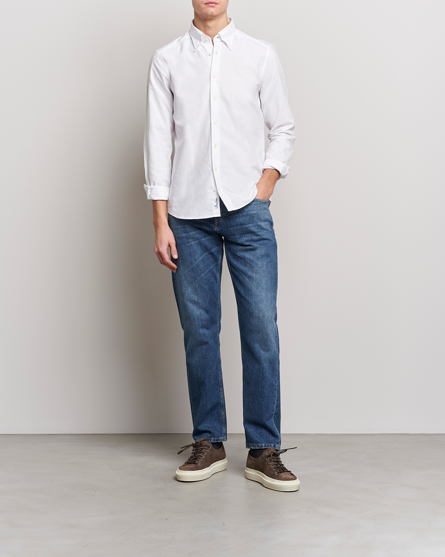 Mies | Rennot | Stenströms | Slimline Oxford Shirt White