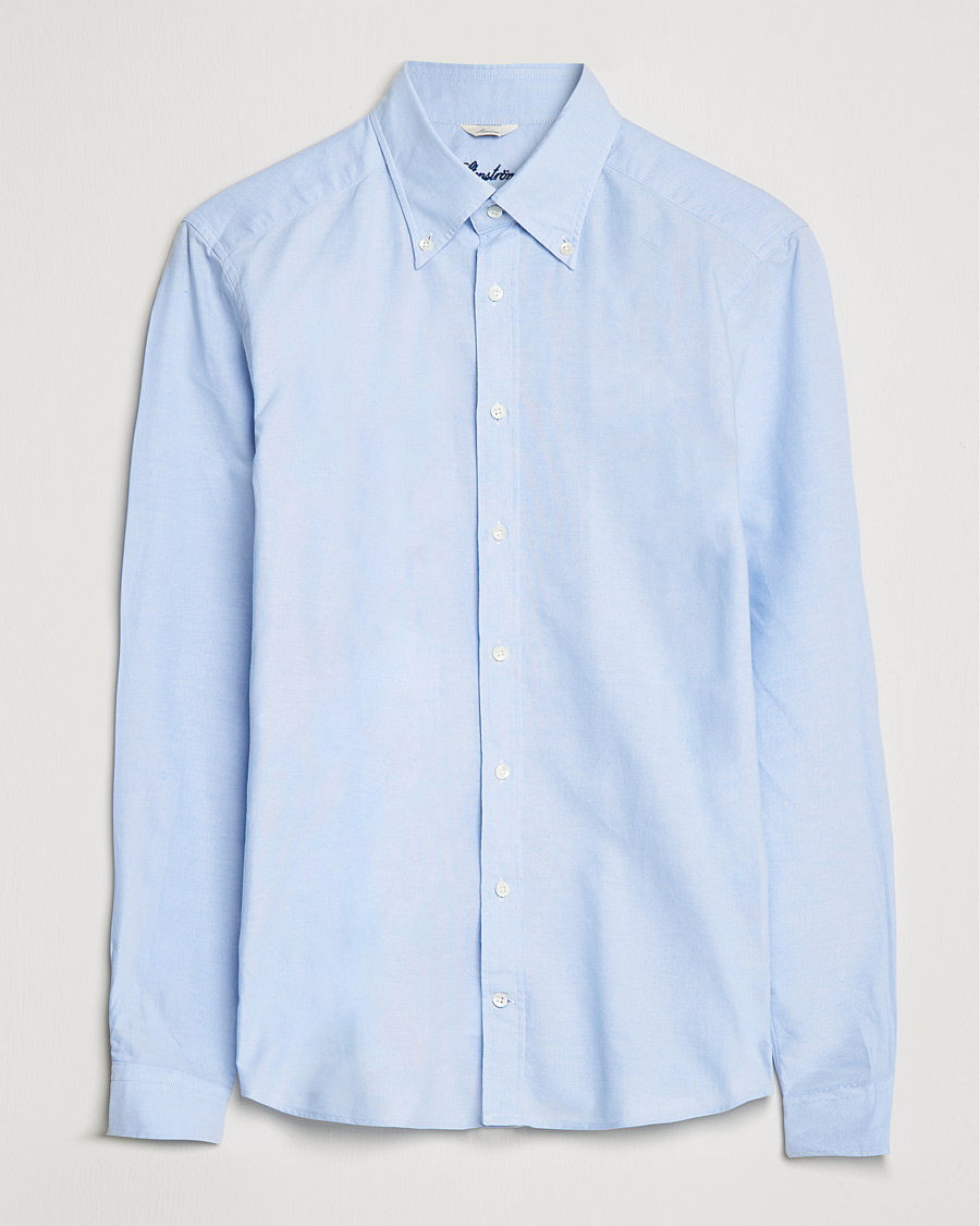 Mies | Kauluspaidat | Stenströms | Slimline Oxford Shirt Light Blue