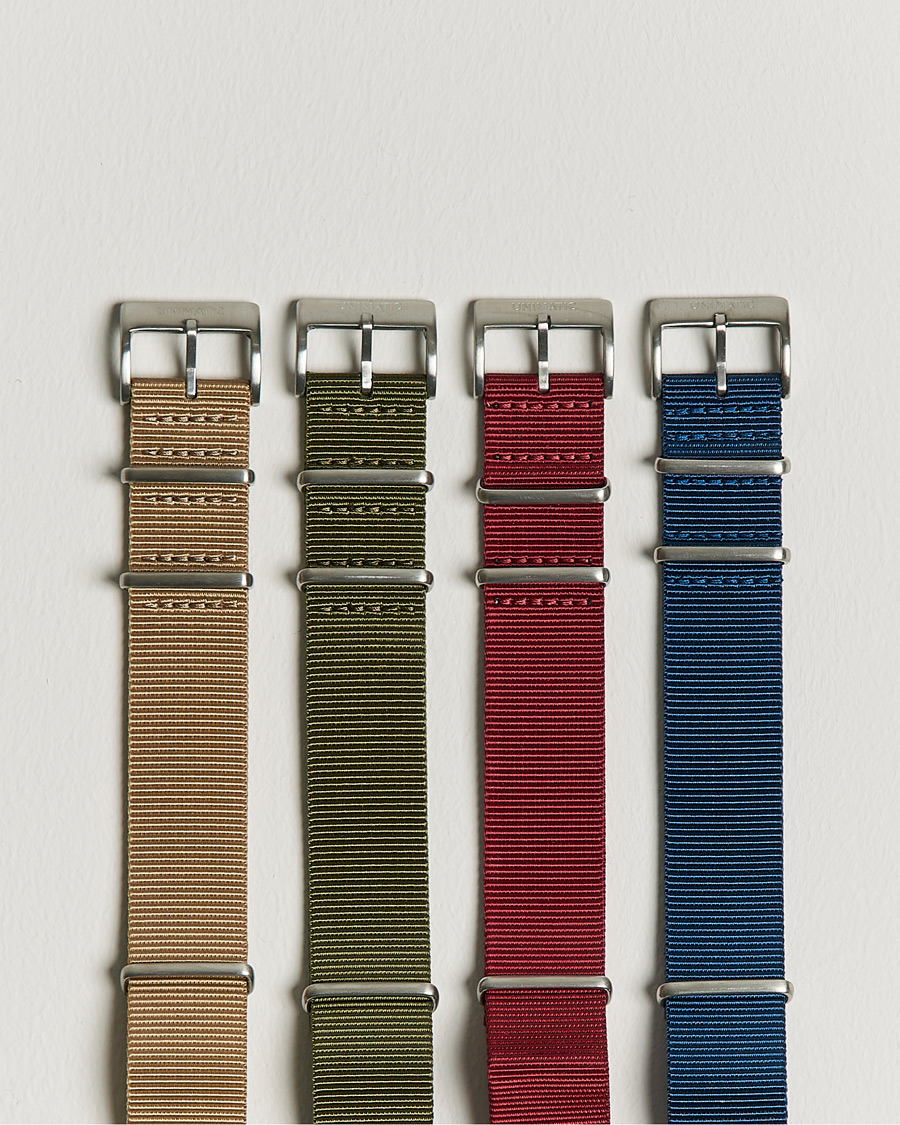 Mies | Kellonrannekkeet | UNIMATIC | Heritage Nato Steel 22mm Strap Set Multi