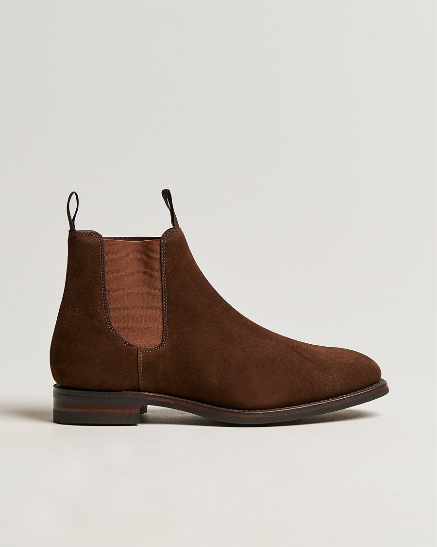 Mies | Best of British | Loake 1880 | Chatsworth Chelsea Boot Tobacco Suede