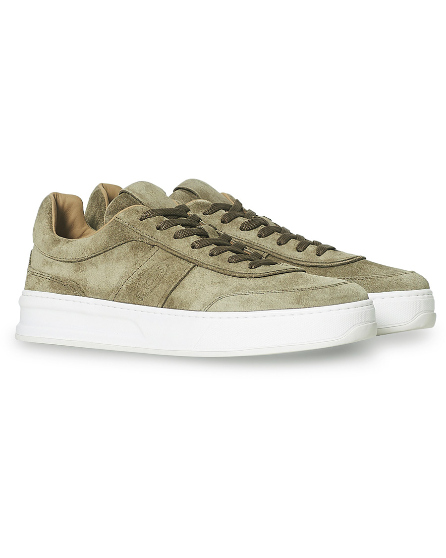 Mies | Tod's Cassetta Alta Sneaker Taupe Suede | Tod's | Cassetta Alta Sneaker Taupe Suede