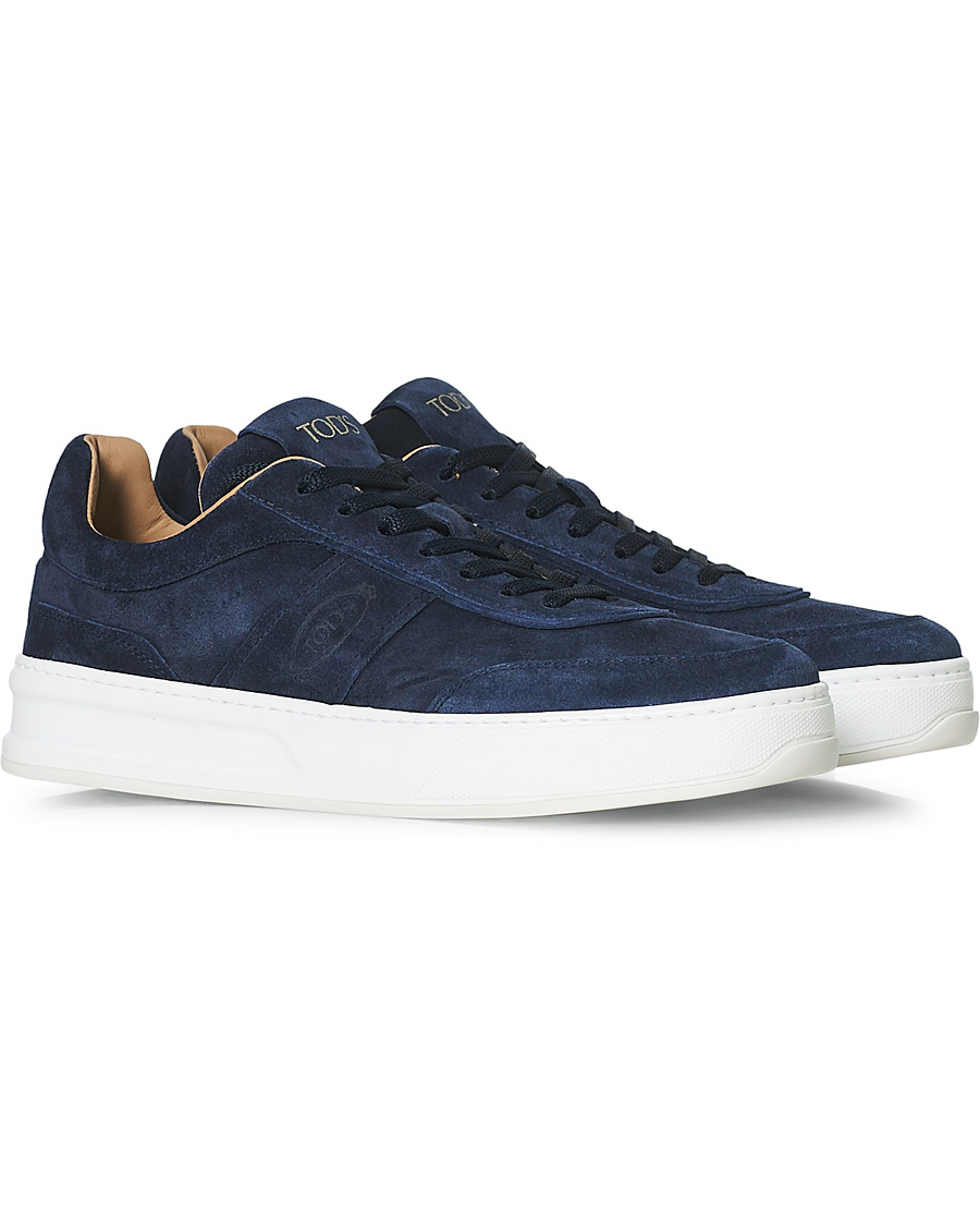 Mies | Tod's Cassetta Alta Sneaker Navy Suede | Tod's | Cassetta Alta Sneaker Navy Suede