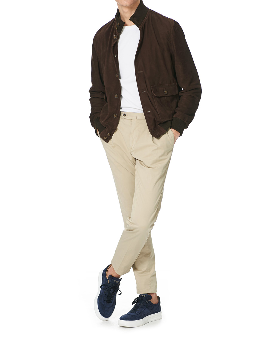 Mies | Tod's Cassetta Alta Sneaker Navy Suede | Tod's | Cassetta Alta Sneaker Navy Suede